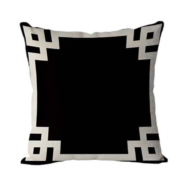 Housse de coussin géométrique